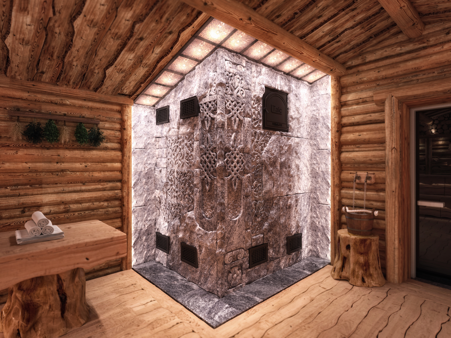 Банная печь Talc Monarch 151 talcum stone