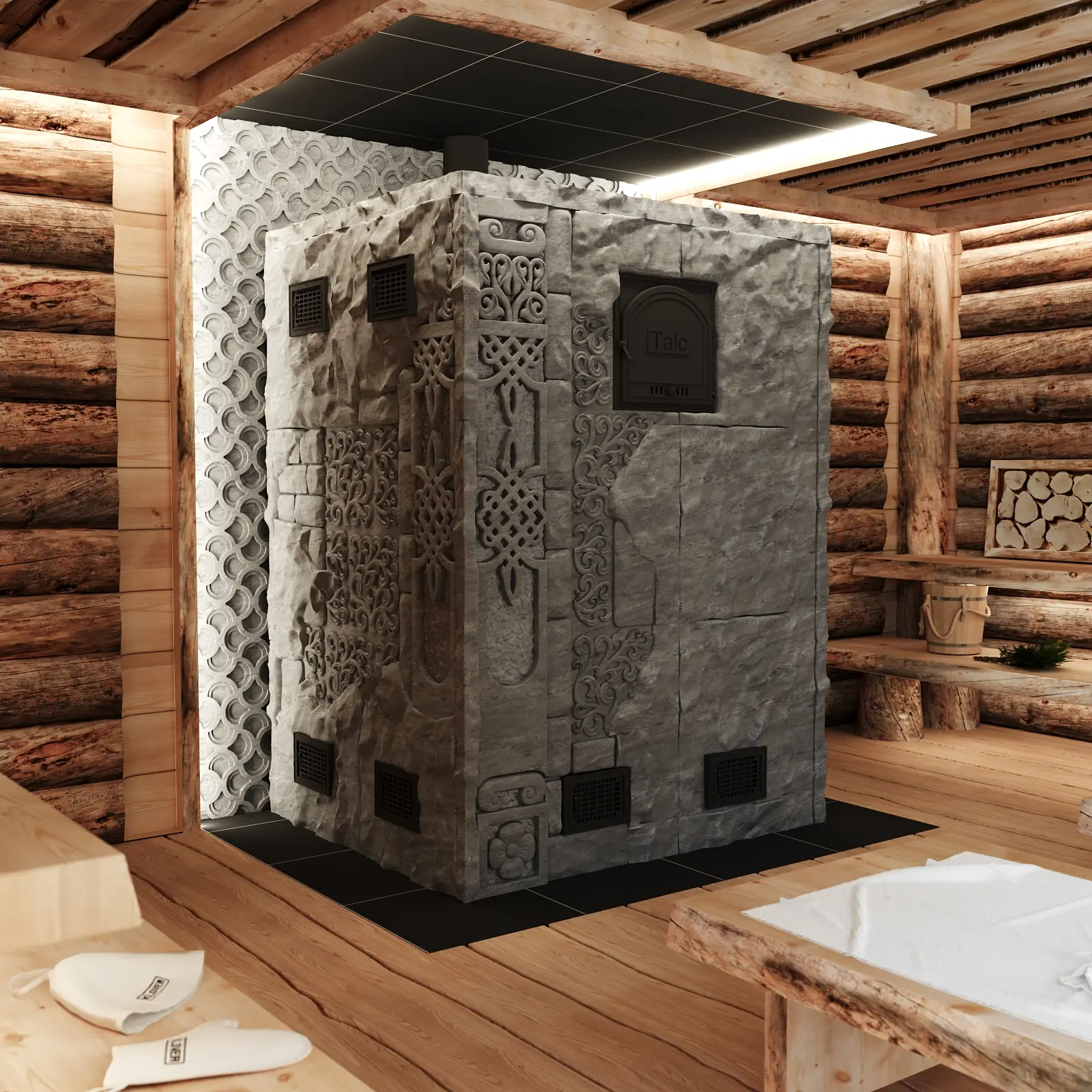 Банная печь Talc Monarch 151 talcum stone